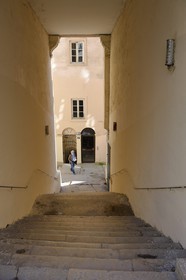 France, Rhône (69), Lyon, site historique classé Patrimoine Mondial de l'UNESCO, quartier de la Croix-Rousse, passage Thiaffait
