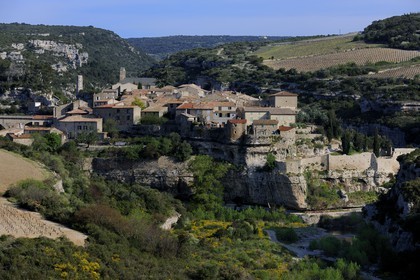 France, Herault, Pays Cathare, Minerve village, labelled Les Plus Beaux Villages de France (The Most Beautiful Villages of France) ..