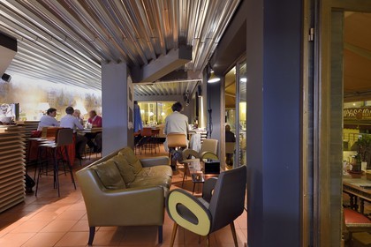 France, Corse du Sud, Ajaccio, restaurant Le Directoire rue Emmanuel Arene