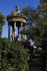 France, Paris (75), parc des Buttes Chaumont, le Belvédère ou temple de la Sybille
