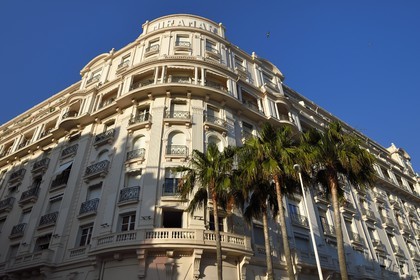 France, Alpes-Maritimes (06), Cannes, façade de l'ancien palace le Miramar