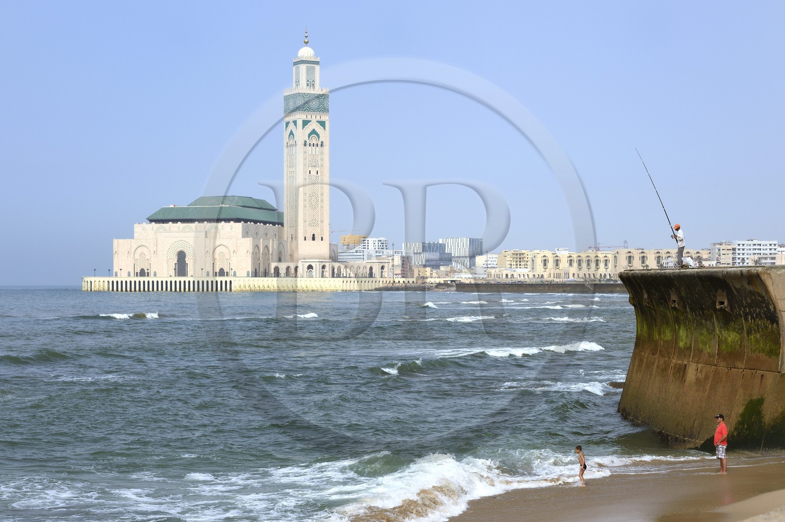 Maroc, Casablanca, Grande Mosquée Hassan II