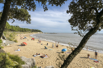 France, Charente-Maritime (17), région de Royan, Saint-Palais-sur-Mer, plage du Platin