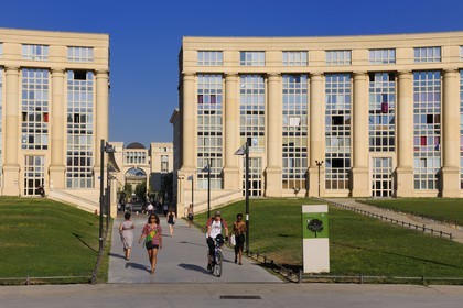 France, Hérault (34), Montpellier, quartier Antigone, Esplanade de l' Europe de l' architecte Ricardo Bofill