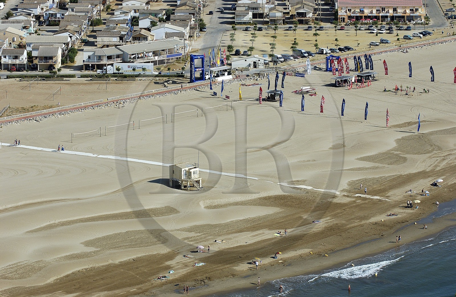 France, Aude (11), le village de Gruissan-Plage est compos
