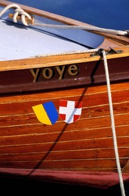 France, Haute Savoie, Thonon les Bains, a fishing port