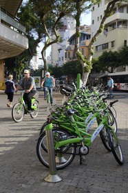 Israel, Tel Aviv, the Telofan self-service bike rental