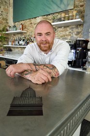 France, Var, Toulon, restaurant and cultural place Le Télégraphe, chef Arnaud Tavarec