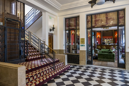 France, Cote d'Or, Climats terroirs of Burgundy listed as World Heritage by UNESCO, Beaune, Hôtel de la Poste