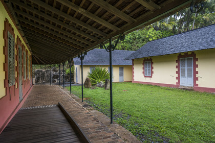 France, Guyane, Kourou, Iles du Salut, Ile Royale, la maison du directeur du bagne