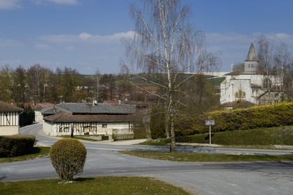 France, Marne, village of Saint-Amand-sur-Fion and the Saint-Amand church