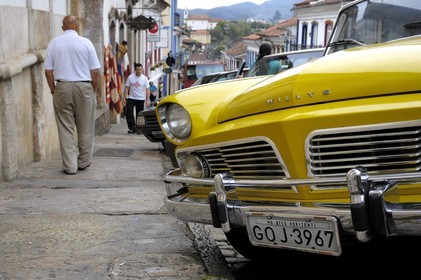 Brazil, Minas Gerais state, Ouro Preto, historical center listed as World Heritage by UNESCO, Conde de Bobadela Street (Gold Route, Estrada Real)