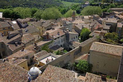 France, Gard (30), Uzès, les toits de la vieille ville