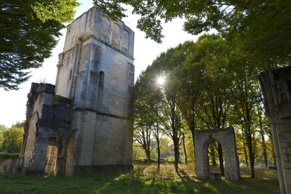 France, Meuse, Verdun, the citadel, the old tower of Saint Vanne that is a vestige of the abbey