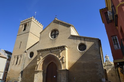 Spain, Andalusia, Seville, Santa Marina church
