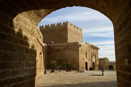 Espagne, Andalousie, Almeria, forteresse la Alcazaba, Torre del Homenaje