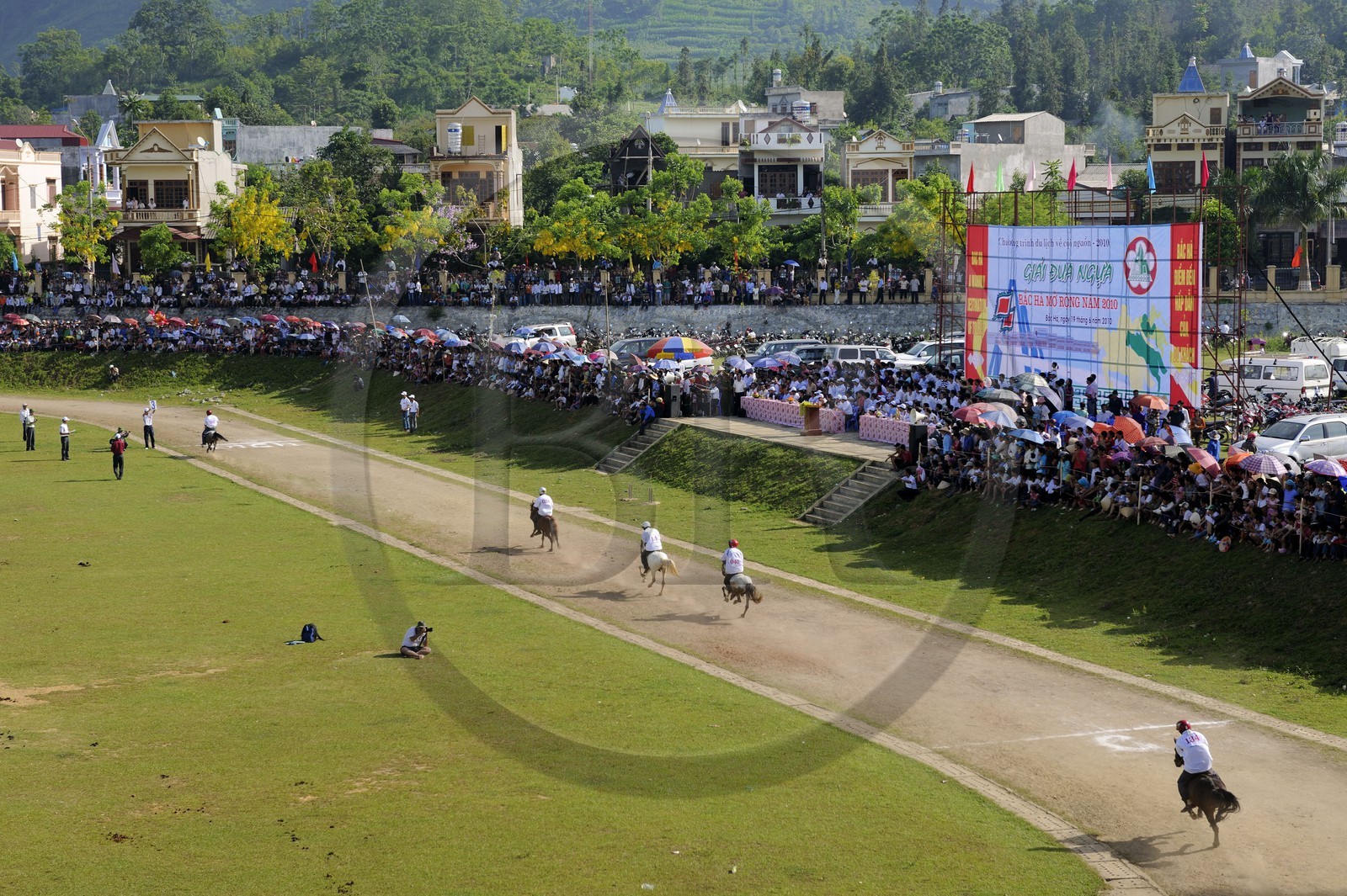 Vietnam, Lao Cai province, Bac Ha, annual race of horses