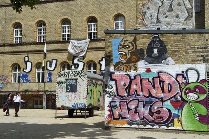 Allemagne, Berlin, quartier de Kreuzberg, Kunstraum Kreuzberg-Bethanien dans un ancien hopital