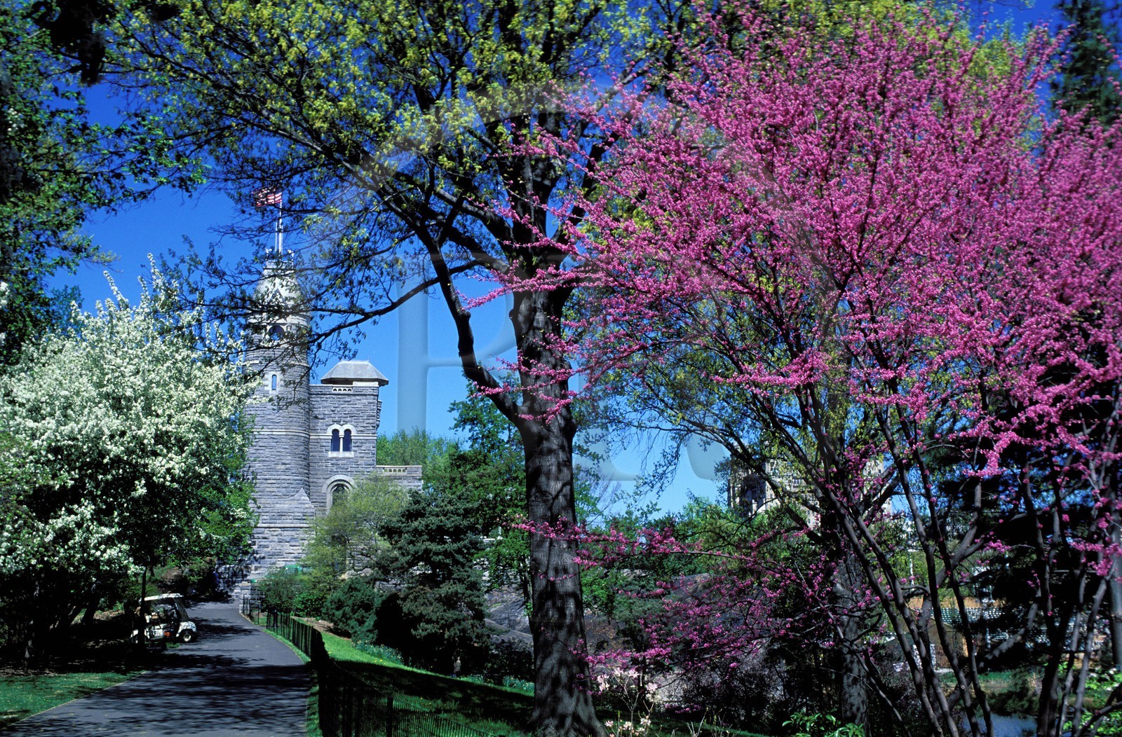 Etats-Unis, New York, Manhattan, Central Park Belvedere Castle