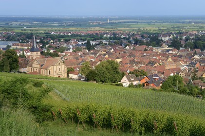France, Bas Rhin, the Alsace Wine Route, Barr, protestant church Saint-Martin