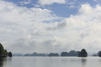 Vietnam, Quang Ninh Province, Halong Bay, listed as World Heritage by UNESCO