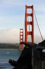 Etats-Unis, Californie, San Francisco, le pont du Golden Gate Bridge
