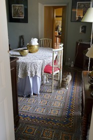 France, Haute Corse, Cap Corse, Sisco, the Gaspari-Ramelli palace (Palazzi or House of American from 1850) built by Dr. Santos (Toussaint) Gaspari who was governor in Venezuela