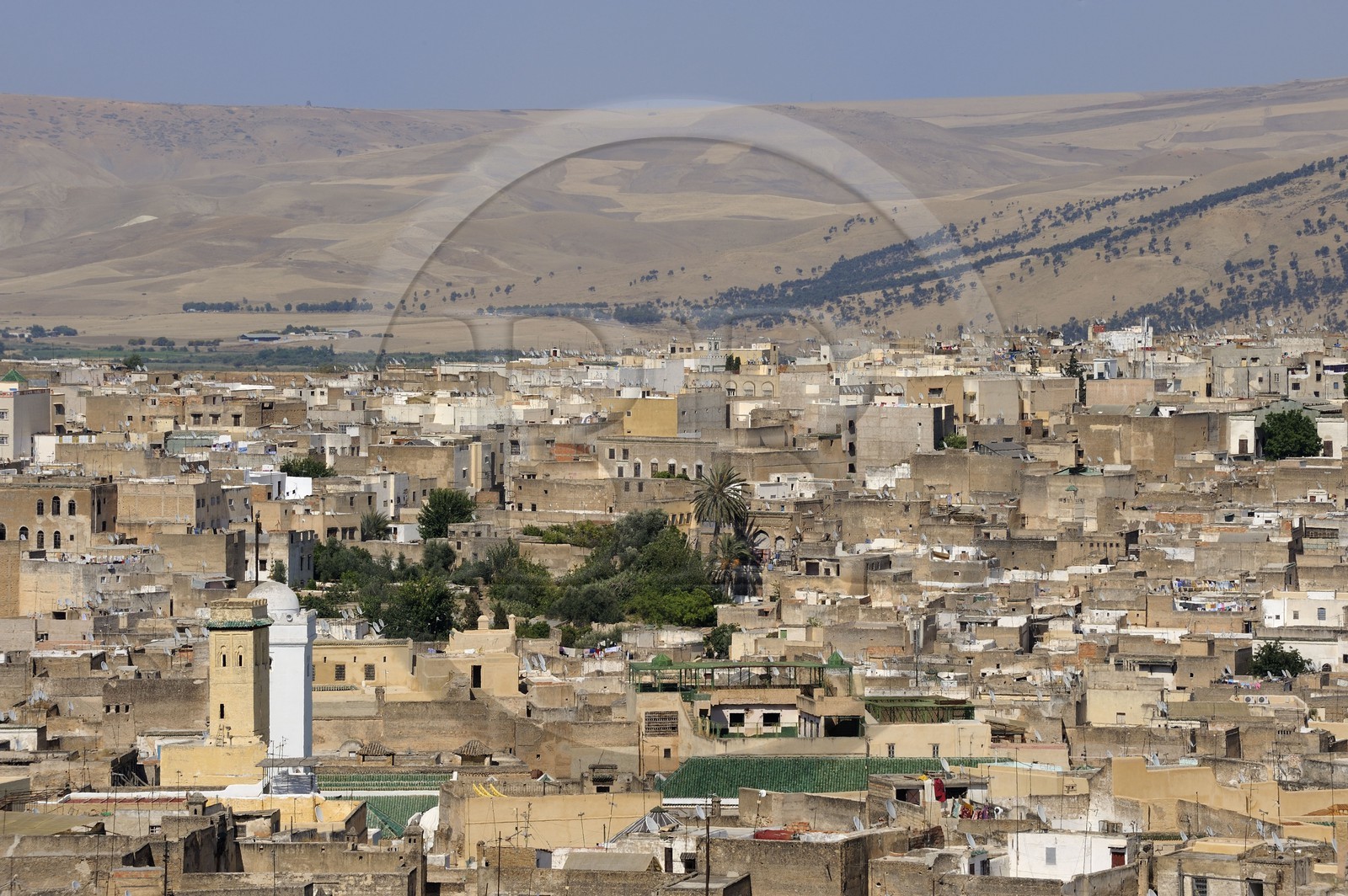 Morocco, Middle Atlas, Fez, Imperial City, Fez El Bali, medina listed as World Heritage by UNESCO, the Karaouiyine or Quaraouiyyine Mosque