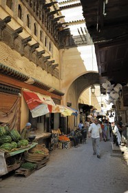 Morocco, Middle Atlas, Fez, Imperial City, Fez El Bali, the Clockhouse (Dar al-Magana) built by the Marinid Sultan Abu Inan Faris in 1357