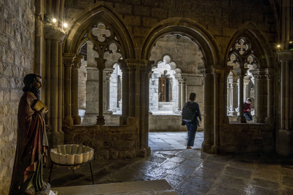 Espagne, Catalogne, Barcelone, monastère de Sant Pau del Camp, style roman, fondé par le comte catalan Guifré-Borrell au IXe siècle et rénové au XIIIe siècle