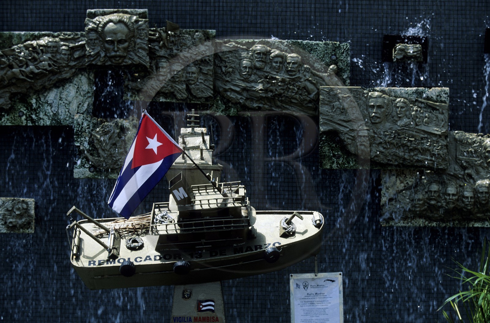 Etats-Unis, Floride, Miami, Little Havana, mémorial plaza de la Cubanidad