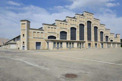 France, Rhône (69), Lyon, salles de concerts halle Tony Garnier de l'architecte Tony Garnier