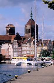 Poland, Eastern Pomerania, Gdansk, the main borough behind the old harbour