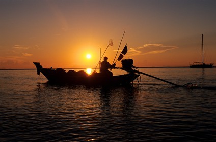 Thaïlande, golfe de Siam, île de Ko Samui, Hat Ang Thong plage de la côte Ouest de l' île