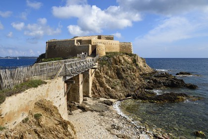 France, Var (83), Hyères, Presqu'île de Giens, la tour Fondue