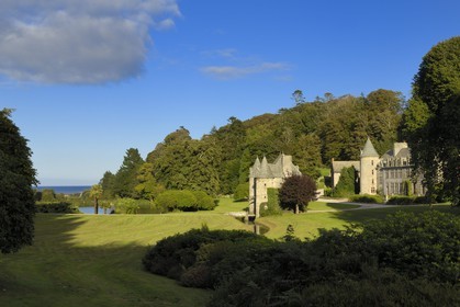 France, Manche (50), Cap de la Hague, château de Nacqueville
