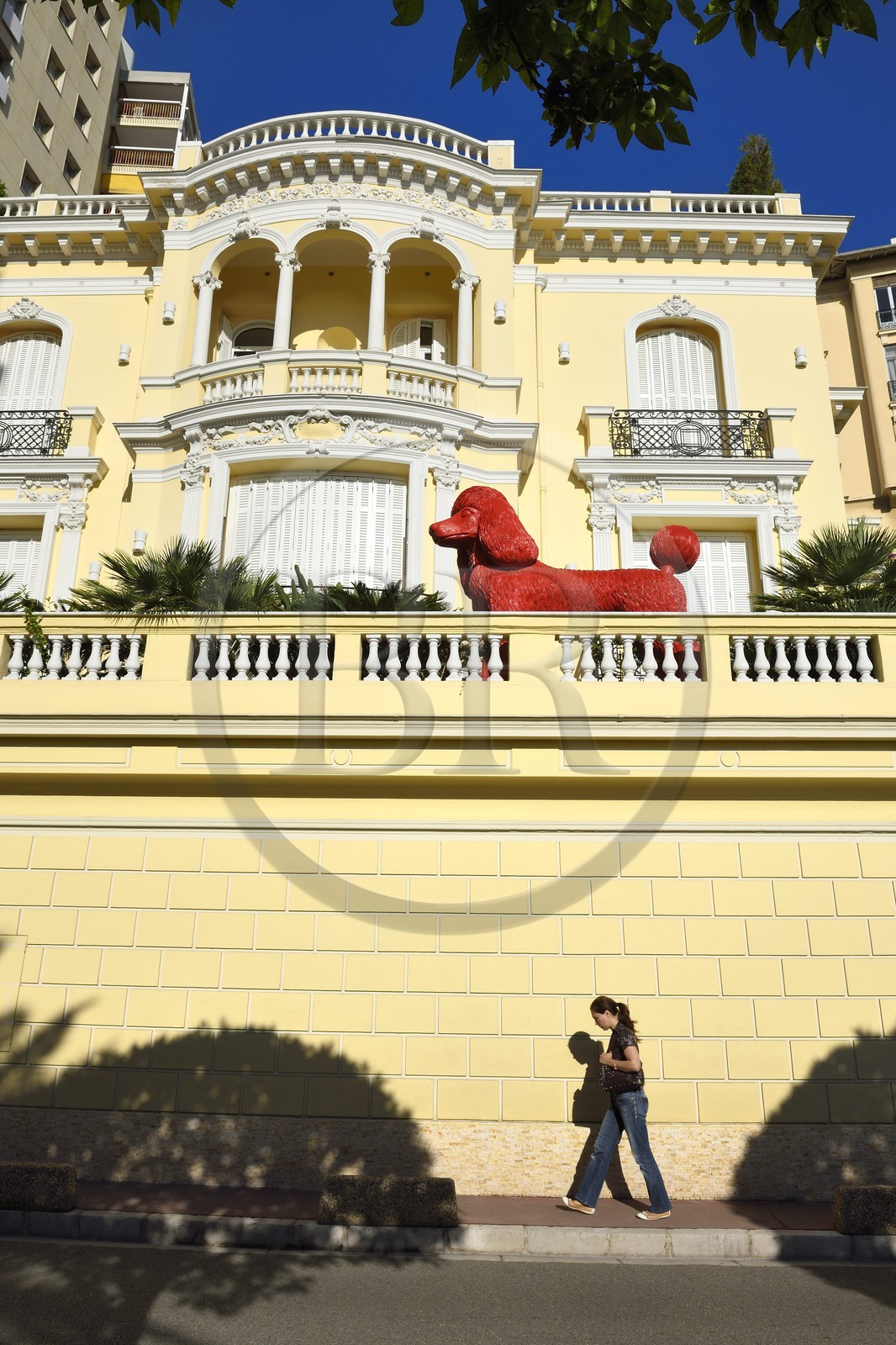 Principauté de Monaco, Monaco, quartier Moneghetti, Villa Bon Accord de style Belle Epoque au 26 boulevard de la Belgique