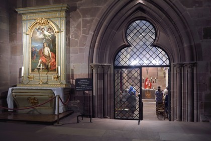 France, Bas Rhin, Strasbourg, old town listed as World Heritage by UNESCO, Notre Dame Cathedral, religious office in the Saint Jean Baptist Chapel