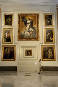 Espagne, Andalousie, Séville, Musée des beaux-arts, ancienne église du couvent de la Merced Calzada de la Asuncion, peintures de Bartolomé Esteban Murillo
