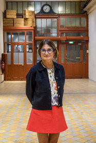 France, Cote d'Or, Dijon, the gingerbread factory of the Mulot et Petitjean house, CEO Catherine Petitjean