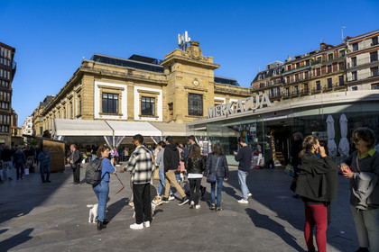 Espagne, province du Guipuscoa (Gipuzkoa), Saint-Sébastien (Donostia), le marché couvert