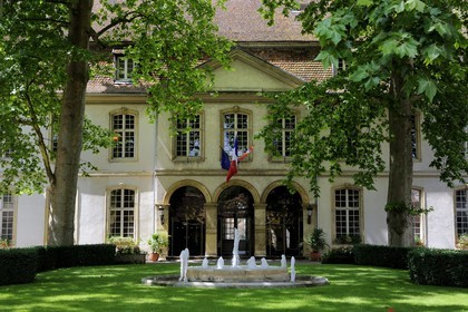 France, Haut-Rhin (68), Mulhouse, Rixheim, musée du papier peint