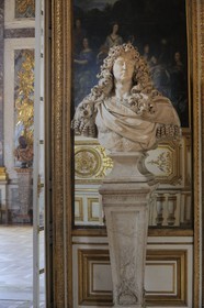 France, Yvelines (78), château de Versailles, classé Patrimoine Mondial de l'UNESCO, appartement du Roi, salon de l'Oeil-de-Boeuf