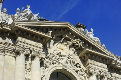 France, Paris (75), facade arrière du Petit Palais