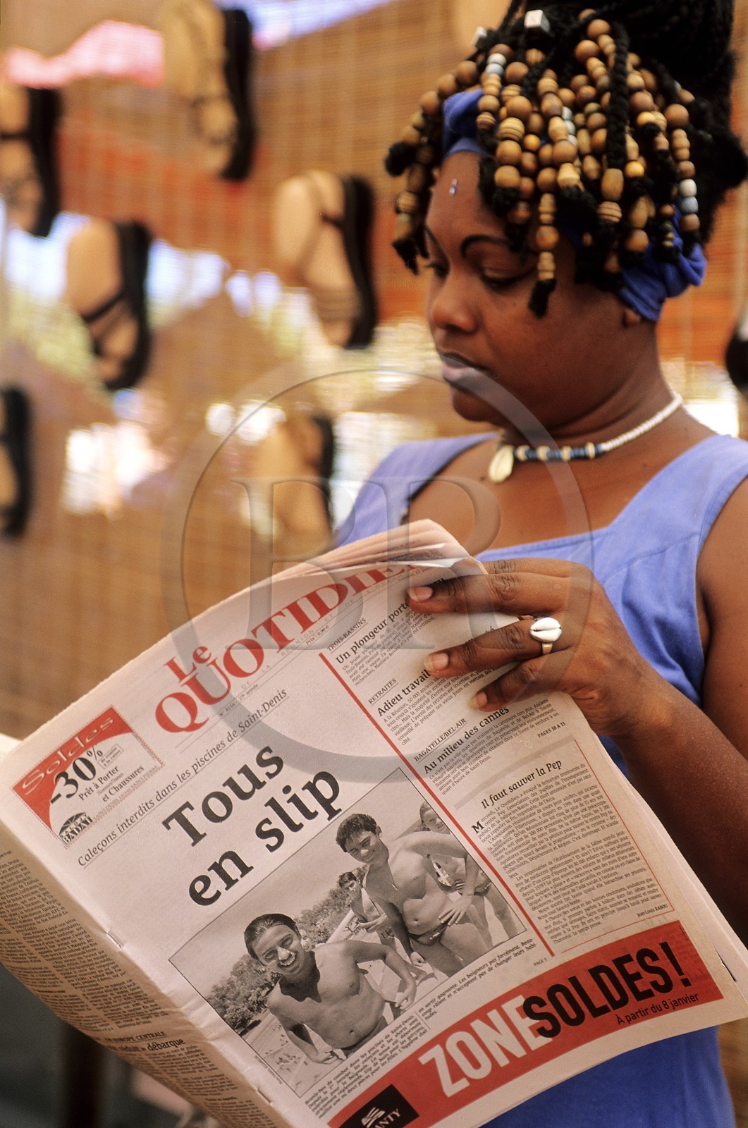 France, île de la Réunion, journal Le Quotidien