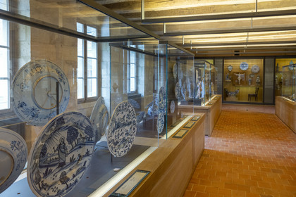France, Nièvre, Nevers, Museum of Earthenware (musée de la Faïence) and Fine Arts