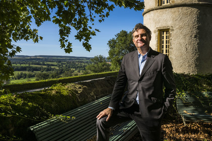 France, Nièvre (58), Parc naturel régional du Morvan, Bazoches, le chateau de Bazoches qui fut propriété du maréchal Sébastien le Prestre de Vauban, Amaury de Sigalas descendant d'une lignée de 28 générations de Chastellux et de Vauban