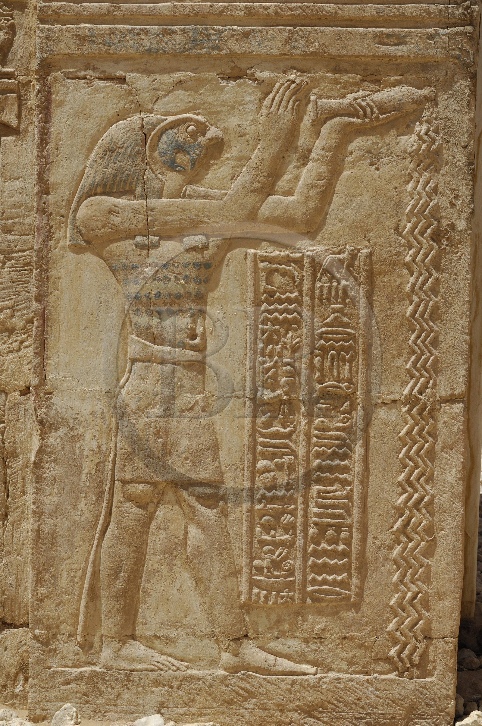 Egypte, désert libyque, oasis de Dakhla, temple de Deir el-Hagar