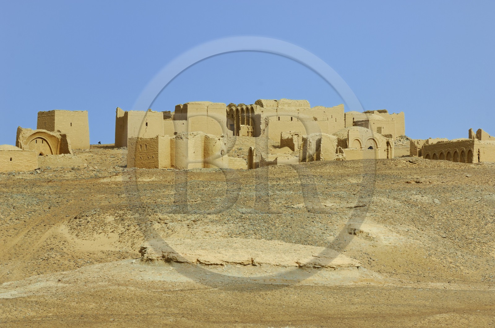 Egypte, Haute Egypte, désert libyque, oasis de Kharga, nécropole copte de Bagawat du IIe au VIIe siècle après JC Egypte, Haute Egypte, désert libyque, oasis de Kharga, nécropole copte de Bagawat du IIe au VIIe siècle après JC