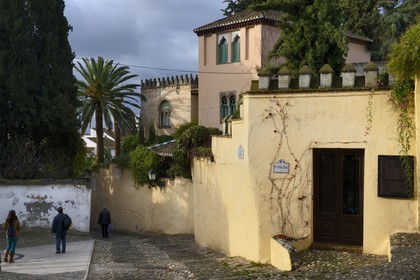 Spain, Andalusia, Granada, Albaicin District listed as World Heritage by UNESCO